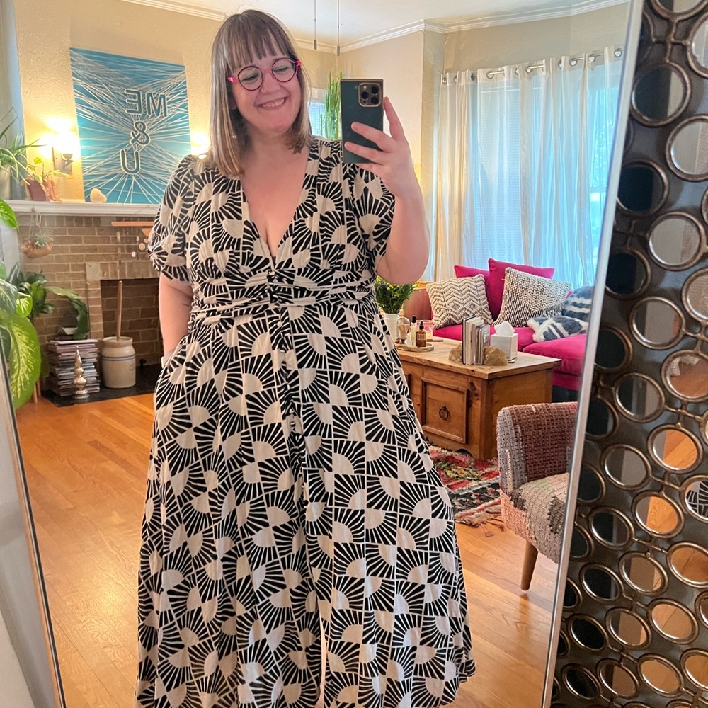 Anthropologie The Katerina Button-Front Dress size 1X